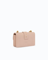 Petit sac à épaule Love Bag One Simply en cuir - Rose | Pinko