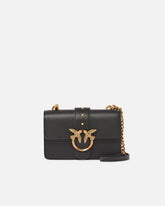 Petit sac à épaule Love Bag One Simply en cuir - Noir | Pinko