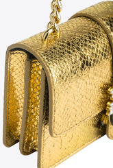 Mini Love Bag One reptil perforado PINKO Galleria - | Pinko