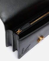Borsa a tracolla piccola Mini Love Bag con ricamo in rafia - | Pinko
