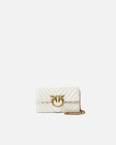 Geldbörse Love Bag One Wallet Fischgrat - Weiß | Pinko