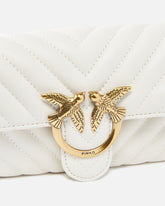 Geldbörse Love Bag One Wallet Fischgrat - Weiß | Pinko
