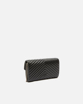 Geldbörse Love Bag One Wallet Fischgrat - Schwarz | Pinko