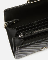 Geldbörse Love Bag One Wallet Fischgrat - Schwarz | Pinko
