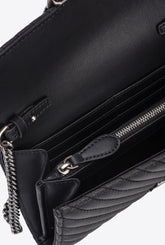Geldbörse Love Bag One Wallet Fischgrat - Schwarz | Pinko