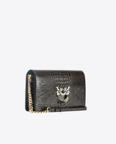 Classic Love Bag Click cocodrilo brillante PINKO Galleria - | Pinko