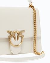 Mittelgroße Handtasche Love Bag Top Handle aus Leder - | Pinko
