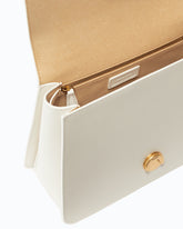 Borsa media a mano Love Bag Top Handle in pelle - Bianco | Pinko