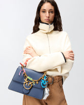 Medium Love Bag Top Handle Light handbag in grained leather - | Pinko