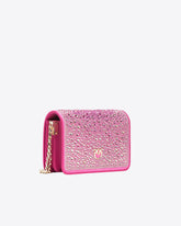 Mini Love Bag Click totalmente de strass PINKO Galleria - | Pinko