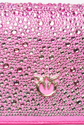 Mini Love Bag Click totalmente de strass PINKO Galleria - | Pinko