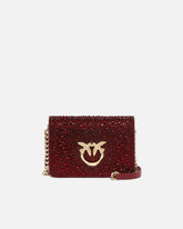 Mini Love Bag Click full strass PINKO Galleria - | Pinko