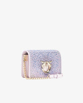 Mini Love Bag Click full strass PINKO Galleria - | Pinko