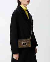Mini Love Bag Click full strass PINKO Galleria - | Pinko