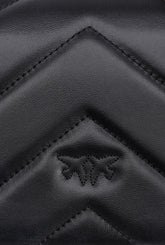 Bolso pequeño Love Bag Click Big Chevron - | Pinko