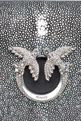 Mini Love Bag Click de raya PINKO Galleria - | Pinko