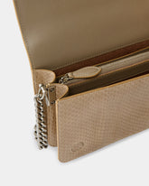 Borsetta a tracolla Mini Love Bag in rettile lucido PINKO Galleria - | Pinko