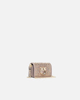 PINKO Galleria full-rhinestone Micro Love Bag Click - | Pinko