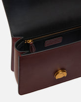 Mini handbag Love Bag Top Handle in leather - Burgundy | Pinko