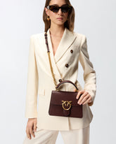 Mini bolso de mano Love Bag Top Handle en piel - | Pinko