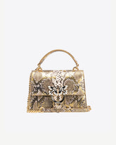 Mini Love Bag Top Handle Light rettile laminato PINKO Galleria - | Pinko