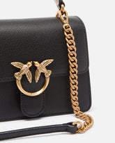 Petit sac à main Mini Love Bag Light à anse supérieure en cuir pleine fleur - | Pinko