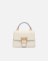 Mini Love Bag Top Handle Light handbag in full-grain leather - | Pinko