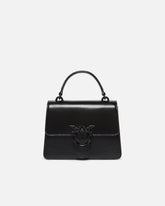 Borsa a mano piccola Mini Love Bag One Top Handle Light in pelle shiny - | Pinko