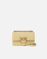 Borsa piccola a tracolla Love Bag One Chevron - Giallo | Pinko
