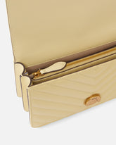 Petit sac bandoulière Love Bag One Chevron - Jaune | Pinko