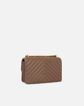 Kleine Umhängetasche Love Bag One Chevron - Beige | Pinko