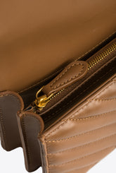 Borsa piccola a tracolla Love Bag One Chevron - Marrone | Pinko