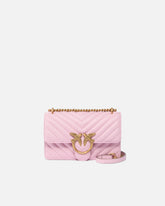 Small shoulder bag Love Bag One Chevron - Light Pink | Pinko