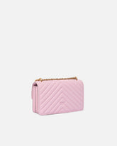 Small shoulder bag Love Bag One Chevron - Light Pink | Pinko