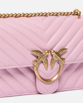 Small shoulder bag Love Bag One Chevron - Light Pink | Pinko