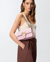 Small shoulder bag Love Bag One Chevron - Light Pink | Pinko