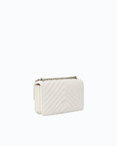 Borsa piccola a tracolla Love Bag One Chevron - Bianco | Pinko
