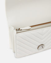 Kleine Umhängetasche Love Bag One Chevron - Weiß | Pinko