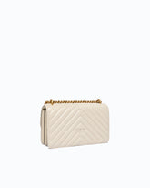 Borsa piccola a tracolla Love Bag One Chevron - Bianco | Pinko