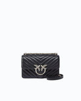 Borsa piccola a tracolla Love Bag One Chevron - Nero | Pinko