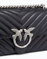 Borsa piccola a tracolla Love Bag One Chevron - Nero | Pinko