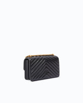 Small shoulder bag Love Bag One Chevron - Black | Pinko