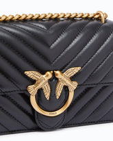 Mini Love Bag One Chevron - Czarny | Pinko
