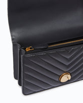 Mini Love Bag One Chevron - Czarny | Pinko