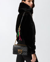 Bolso pequeño bandolera Love Bag One Chevron - | Pinko