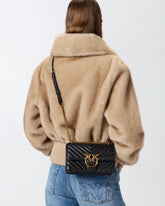 Borsa piccola a tracolla Love Bag One Chevron - Nero | Pinko