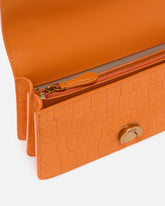 Borsa a tracolla piccola Mini Love Bag One in pelle stampa coccodrillo - | Pinko