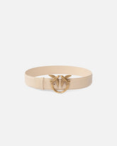 Love Birds high leather belt 4cm - | Pinko
