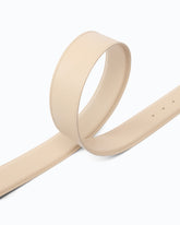 Breiter Ledergürtel Love Birds 4cm - Beige | Pinko