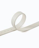 Cintura alta Love Birds in pelle 4cm - Bianco | Pinko
